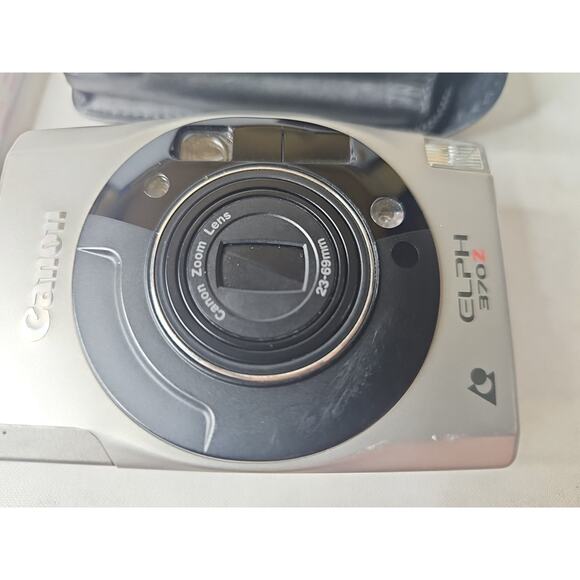 Canon ELPH 370Z Compact Point/Shoot Film Camera Tested & Works, w/ Leather Case - Picture 7 of 16